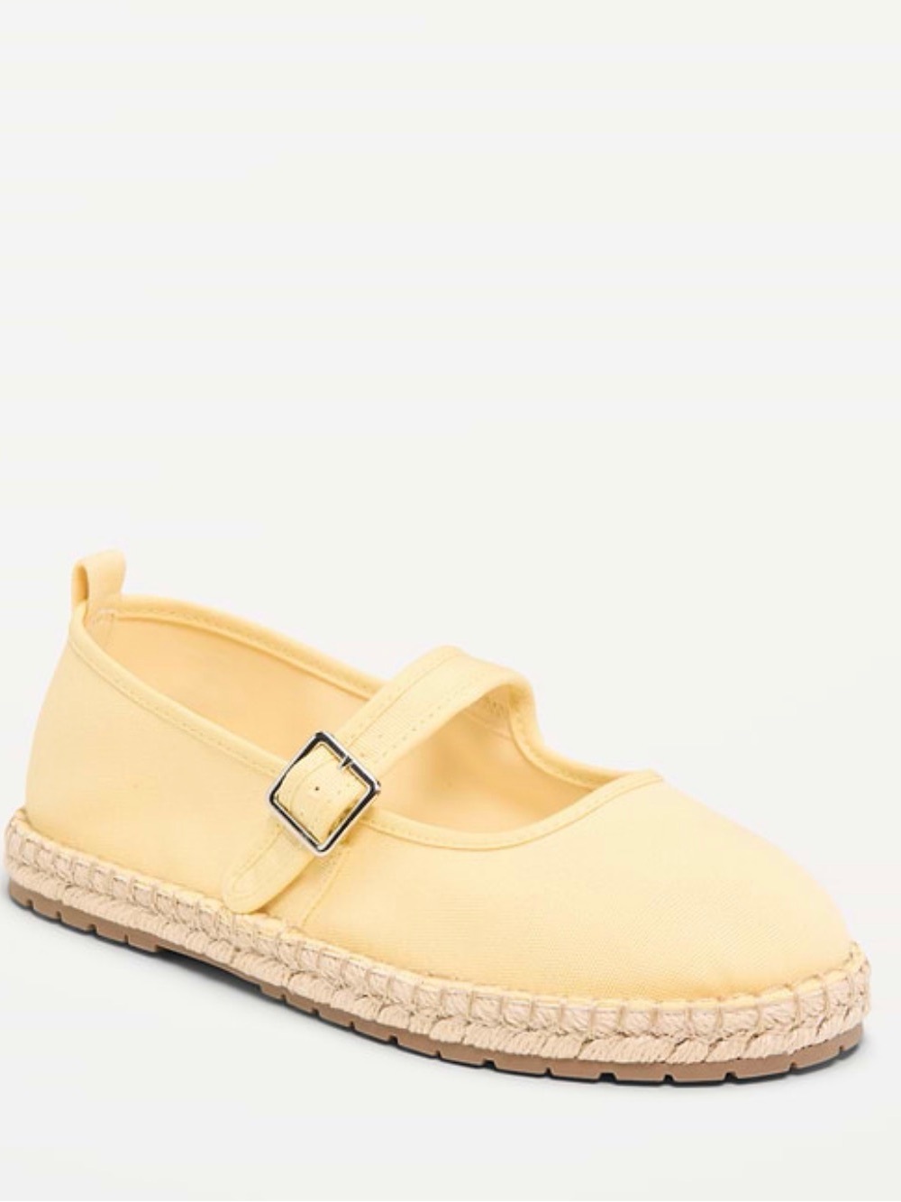 Old Navy Yellow Mary Jane Espadrille Flats